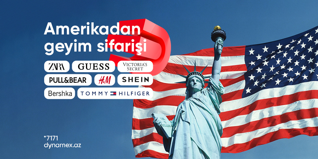 Amerikadan geyim sifarişi