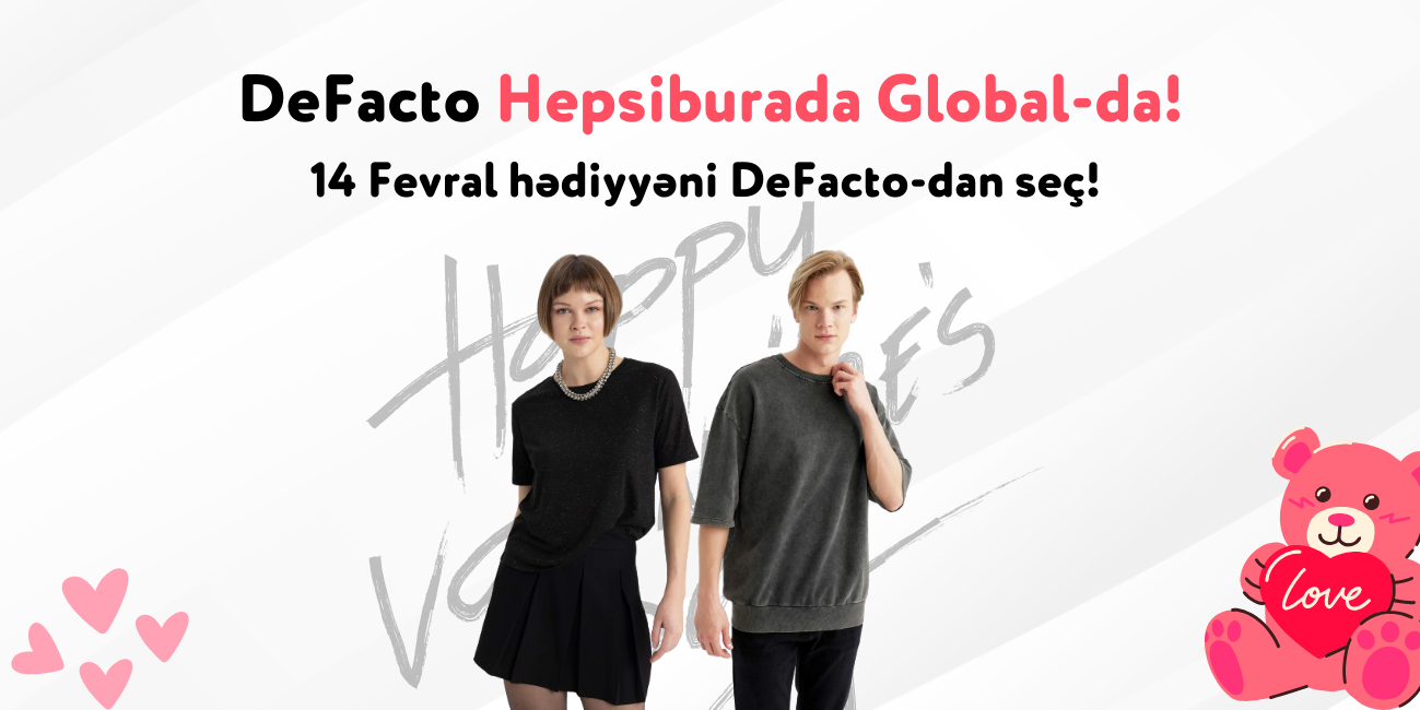 DeFacto Hepsiburada Global-da!