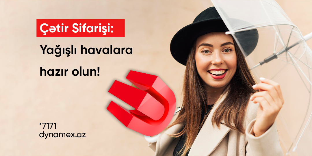 Çətir Sifarişi: Yağışlı Havalara Hazır Olun!