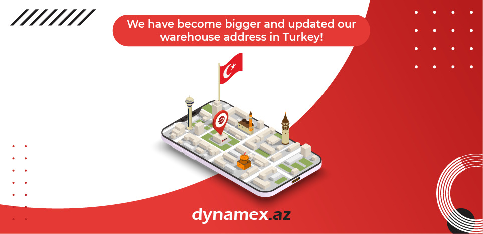 We have became bigger and updated our warehouse address in Turkey!