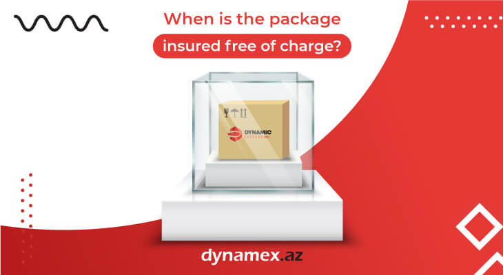 When is the package insured free of charge?